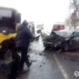 Рейсовий автобус “Вінниця-Хмельницький” зіткнувся з “Toyota”. Одна жінка в реанімації