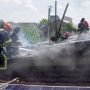 Пожежа у Гречанах: горів житловий будинок (ФОТО, ВІДЕО)