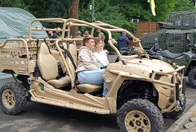 Виставка техніки до Дня Героїв: що показують у парку Чекмана