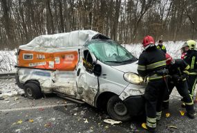 У ДТП в Хмельницькому районі загинув водій мікроавтобуса