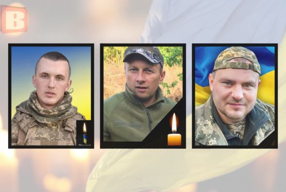 На війні загинули жителі Хмельниччини: Михайло Косік, Дмитро Турко та Сергій Швець