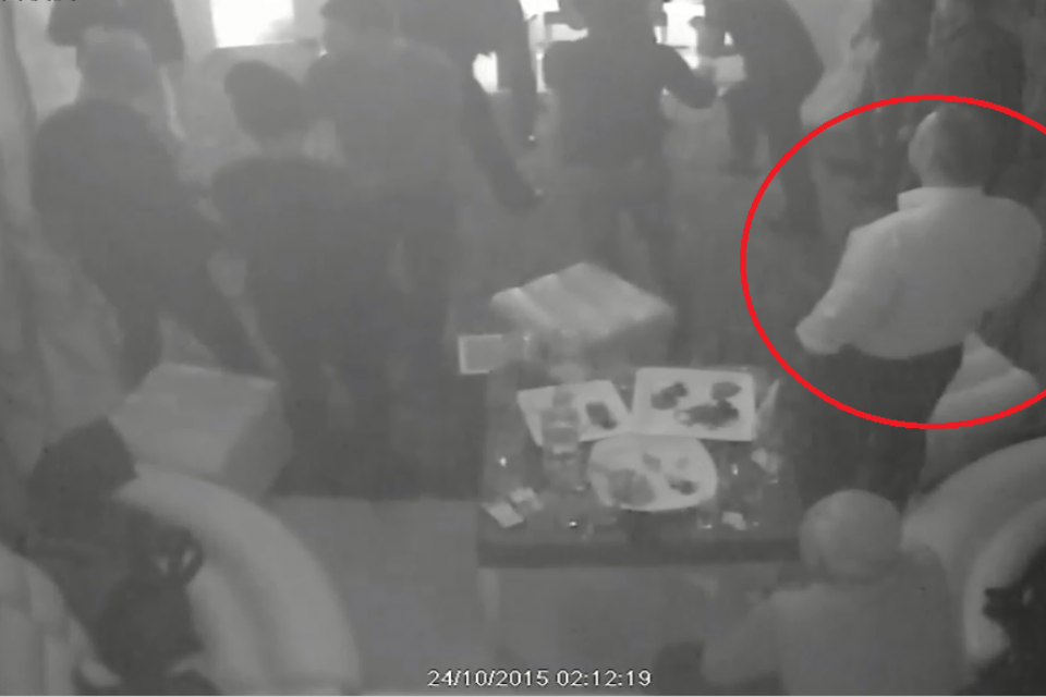 З’явилося відео нічної бійки у «Либідь Плазі»
