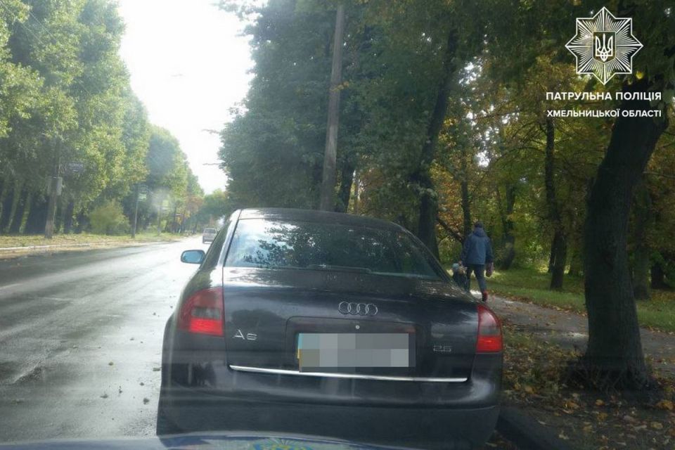 На Чорновола затримали водія “Audi” з підробленими документами