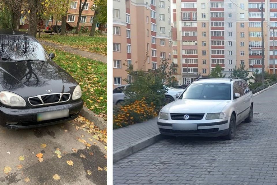 Пошкодили автомобілі та збили людину: патрульні шукають свідків трьох ДТП