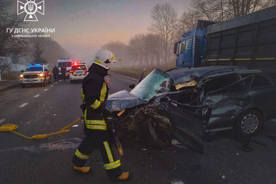 ДТП на Кам’янеччині: наслідки ліквідовували надзвичайники