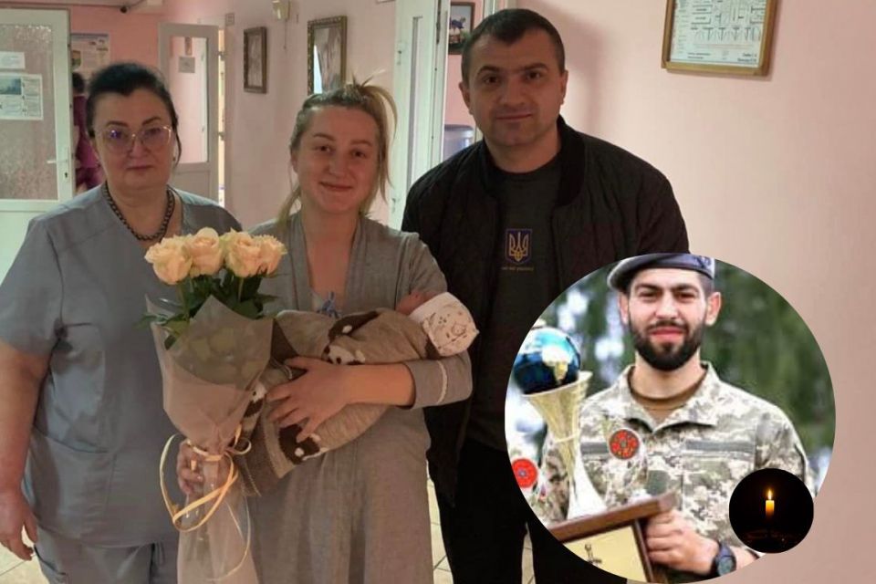 Батько берегтиме його з небес: дружина загиблого Героя з Хмельниччини народила сина