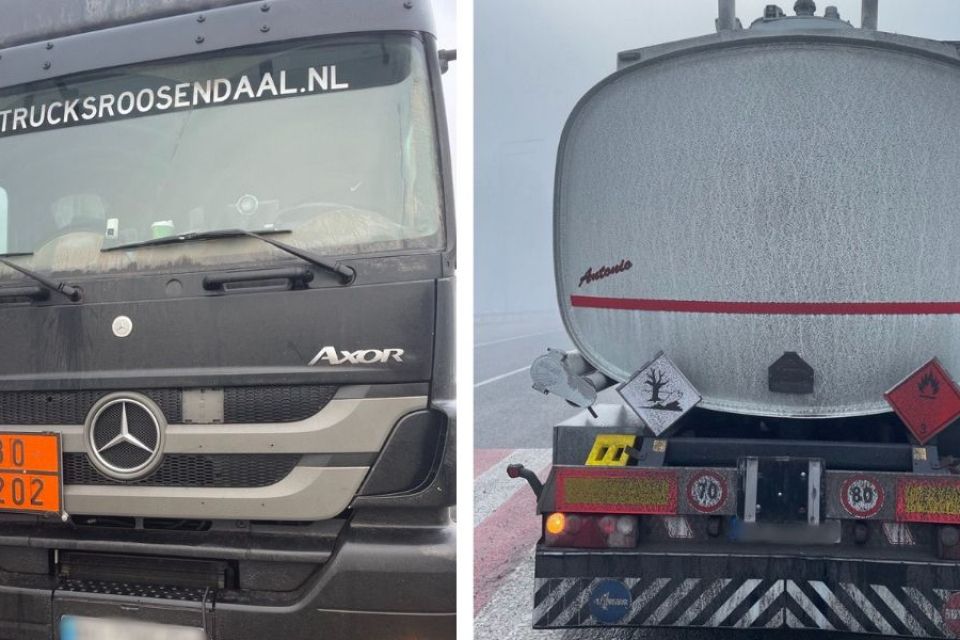 На Хмельниччині затримали вантажівку, водій якої видавав олію за бензин