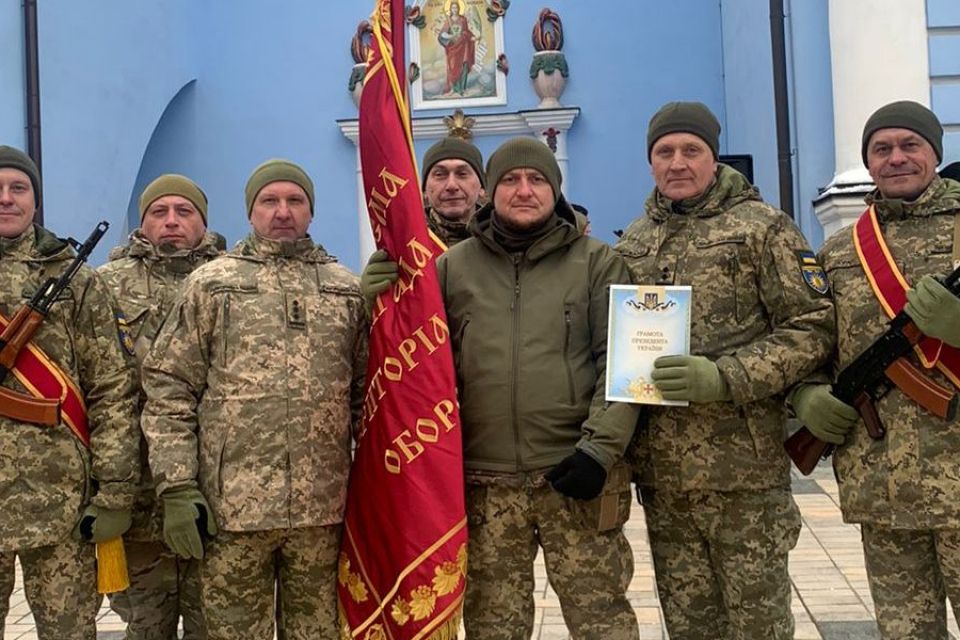 Тероборонівці Хмельниччини отримали бойовий прапор (ФОТО, ВІДЕО)