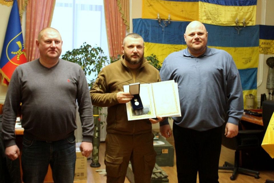 Гамалій отримав грамоту «За заслуги перед Українським народом»