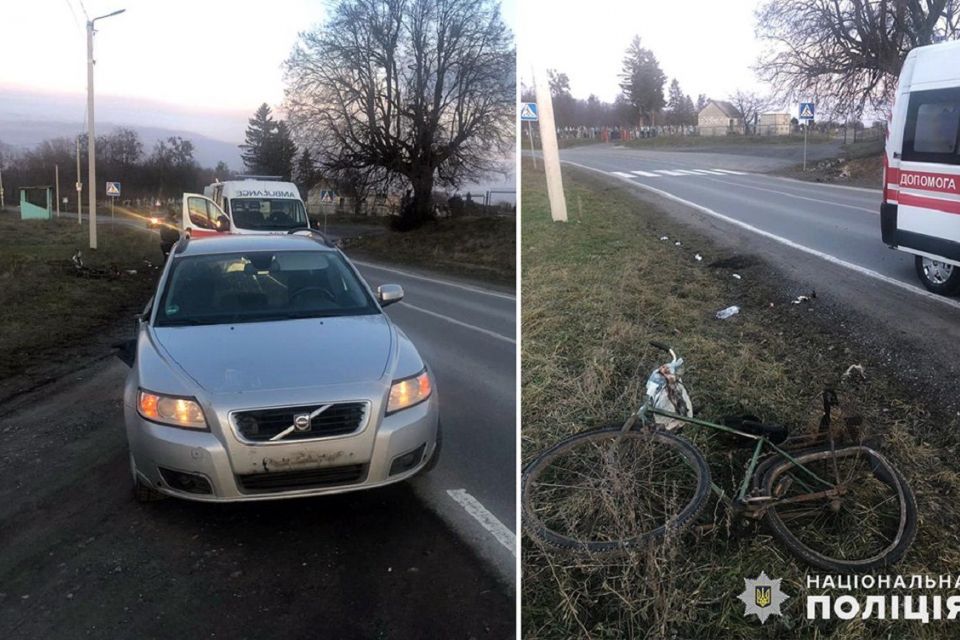 В аварії на Хмельниччині постраждав велосипедист
