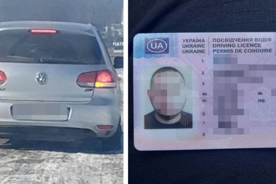 У Хмельницькому зупинили 26-річного водія з “липовими” документами