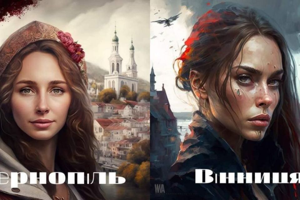 Нейромережа зобразила міста України із жіночими обличчями: як виглядає Хмельницький