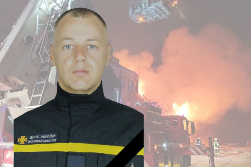 У лікарні помер рятувальник Сергій Севрук. Його поранило під час обстрілів “шахедами”