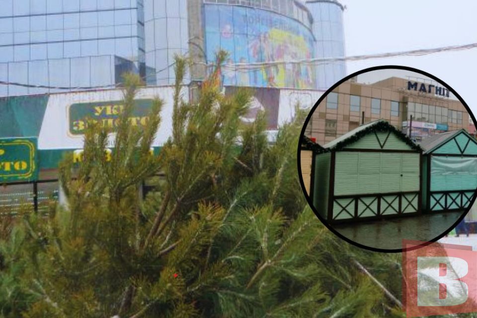 Стихійна торгівля біля “Плази”: на парковці облаштували ярмарок