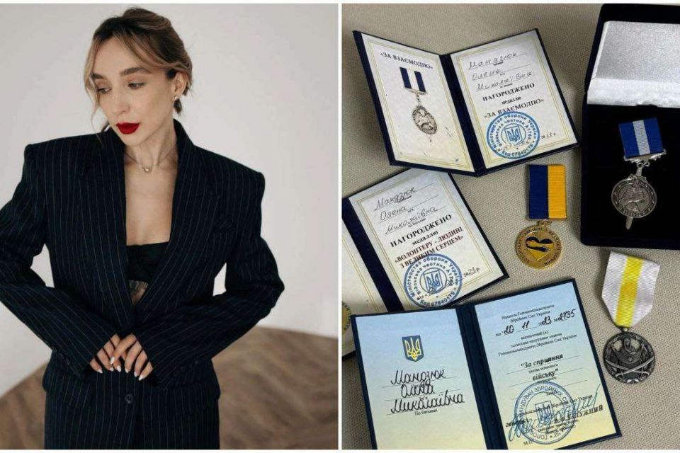 Залужний нагородив блогерку з Хмельницького медаллю “За сприяння війську”