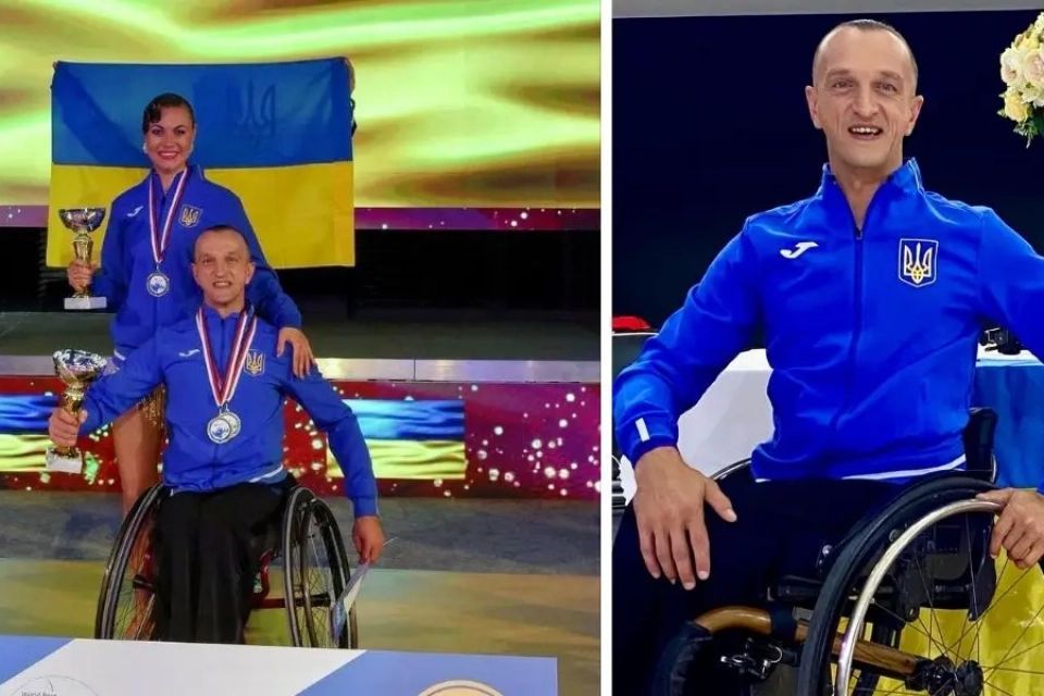 Нетішинець Іван Сівак виборив три «золота» на міжнародному турнірі з танців на візках
