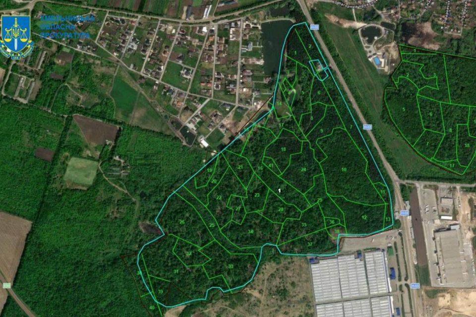 66,9 гектара лісу біля Хмельницького повернули ОВА. Частиною користується фірма Лабазюка