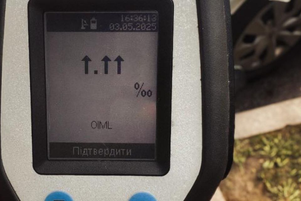 Перевищена норма у 25 разів: У Хмельницькому оформили водія «Volkswagen»