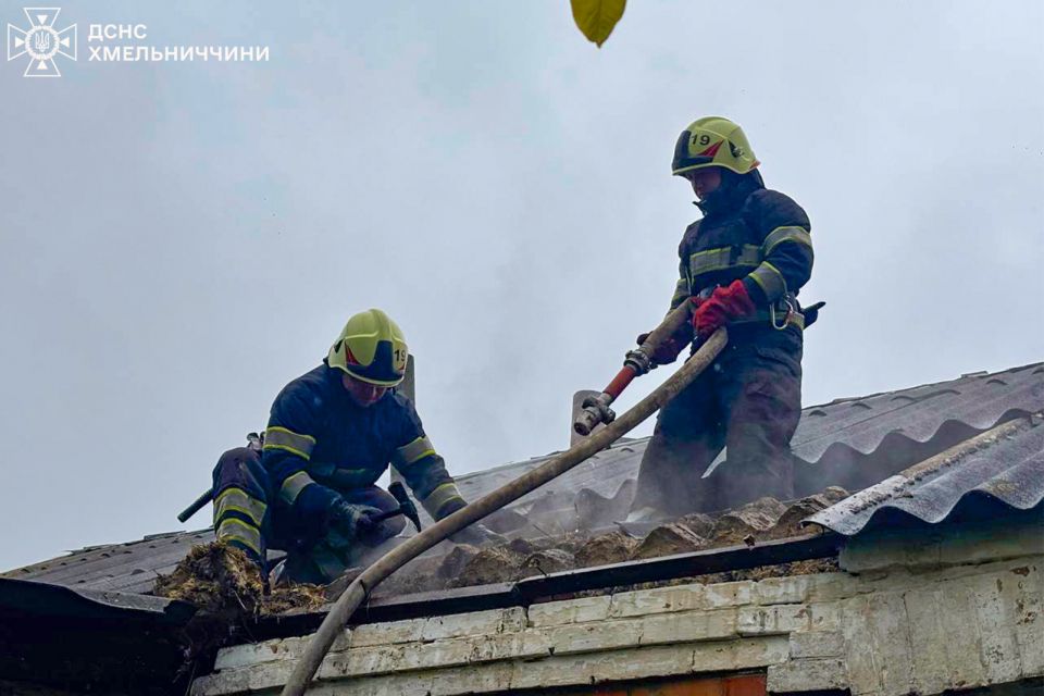 У пожежах на Хмельниччині загинули дві людини