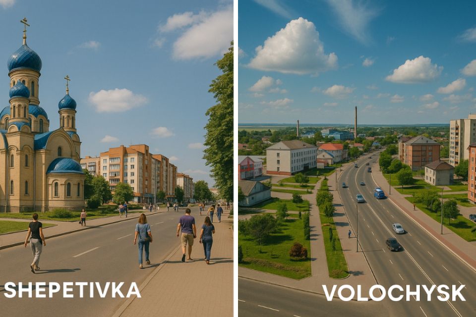 Як ChatGPT бачить міста Хмельницької області: фото