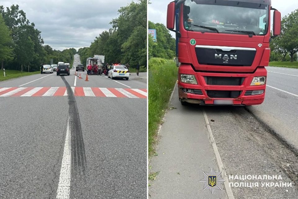 Вантажівка збила 12-річного хлопчика на пішохідному переході біля Скаржинець