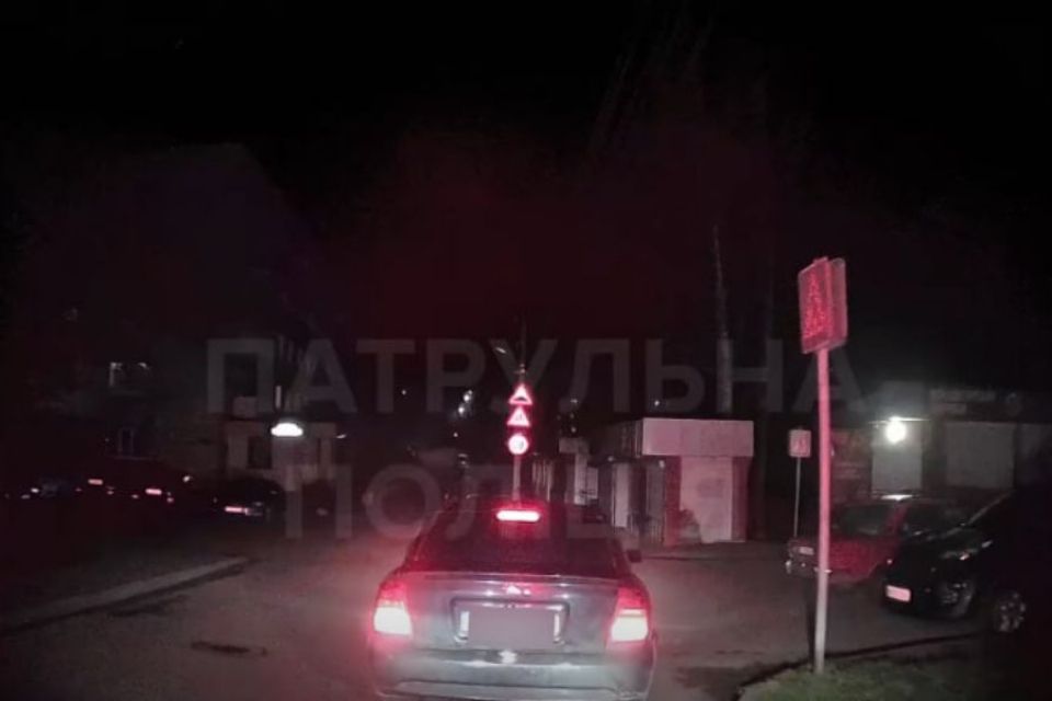 На Козацькій патрульні спіймали п’яного водія (ВІДЕО)