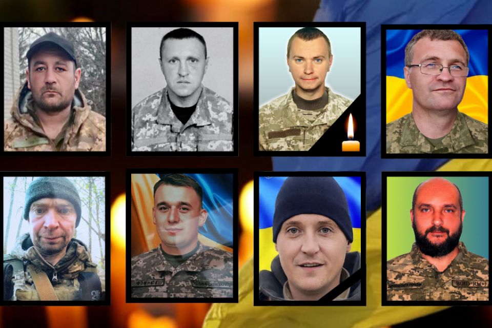 На щиті — восьмеро захисників з Хмельниччини. Хто вони