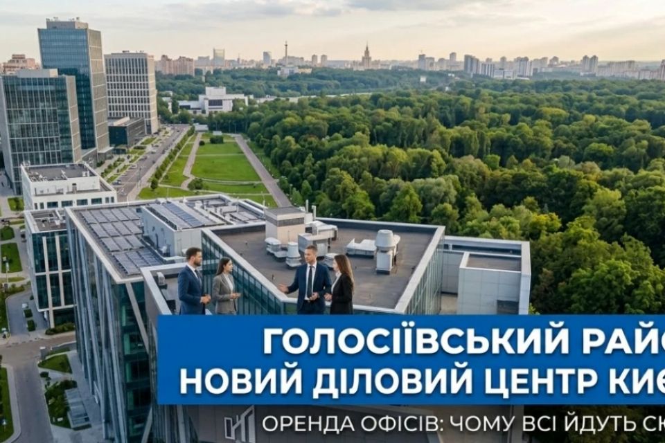 Голосіївський як новий діловий центр: чому столичний бізнес масово релокується на «синю гілку» (новини компаній)
