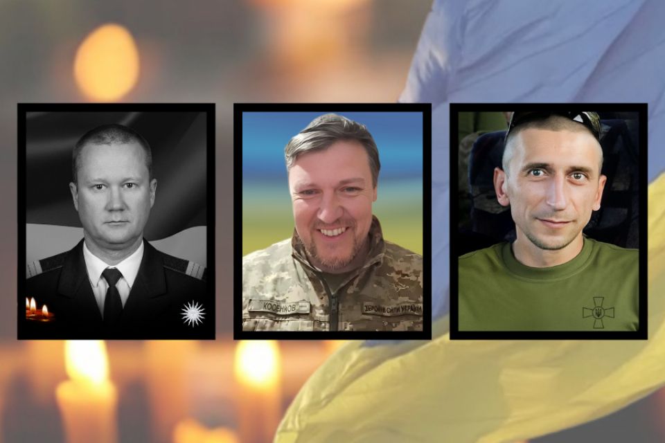 На Хмельниччині попрощаються з трьома загиблими військовими: Андрієм Биковим, Дем’яном Косенковим, Віктором Пасічником