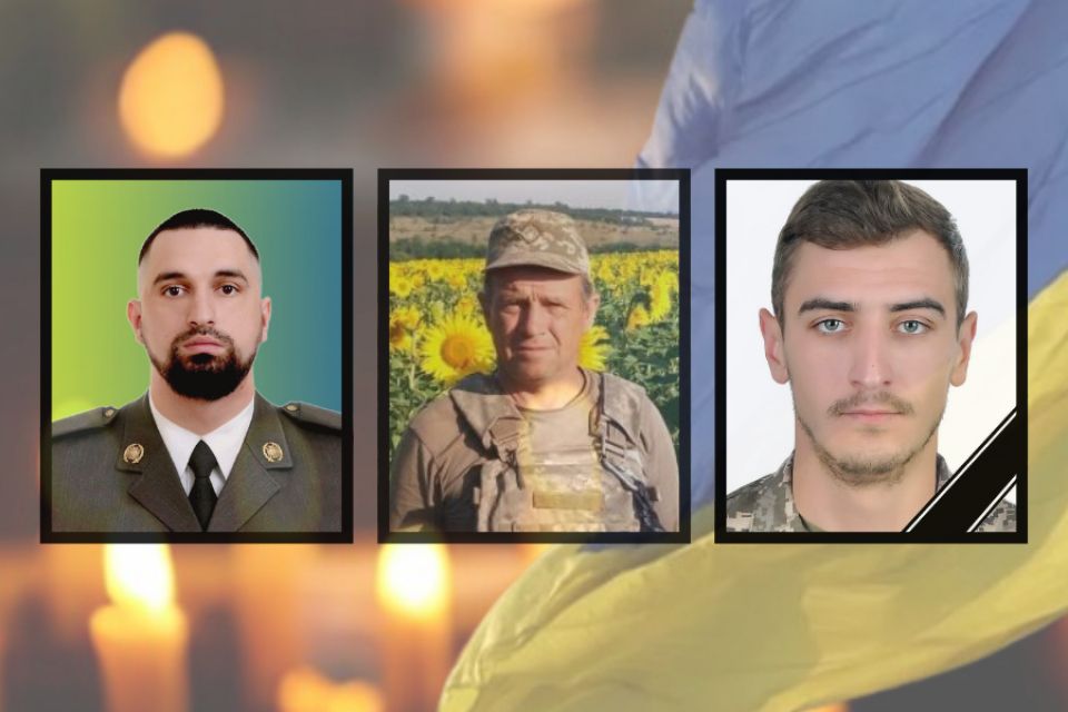 Загинули троє військових з Хмельниччини: Владислав Будник, Дмитро Дем’янов та Артем Синіцький