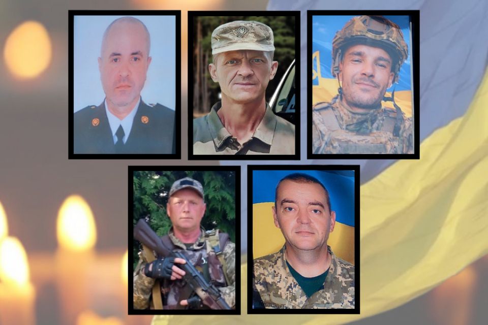 На Хмельниччині попрощалися з п’ятьма військовими. Хто вони