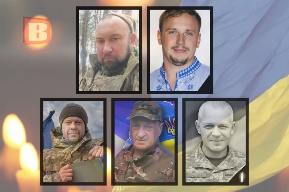 На щиті повертаються п’ятеро воїнів з Хмельниччини