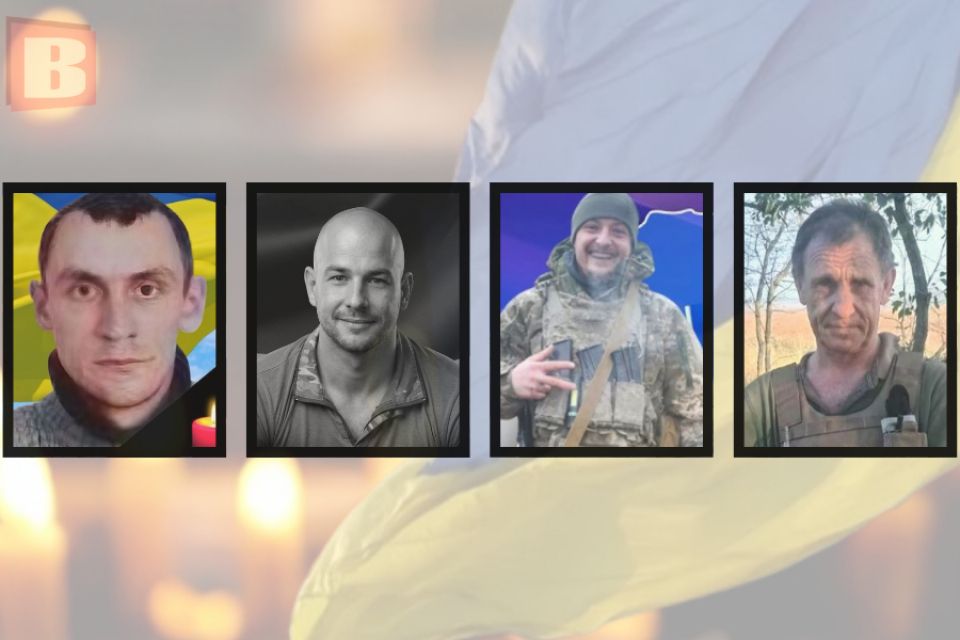 На щиті повертаються четверо воїнів з Хмельниччини. Імена