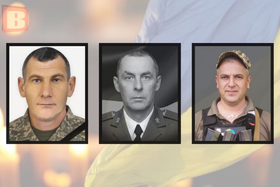 Загинули троє воїнів з Хмельниччини: Віталій Лебідь, Василь Сенчишен та Сергій Черніховський