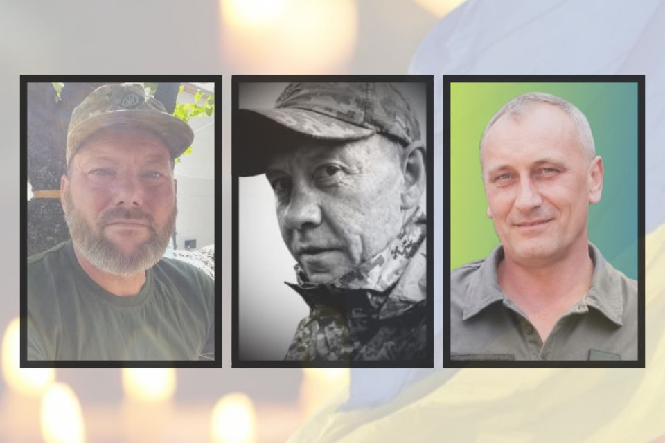 «На щиті» — воїни з Хмельниччини: Олександр Бегдай, Володимир Холод та Сергій Якимов