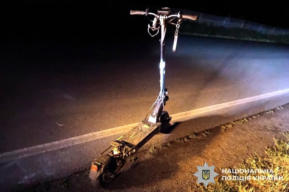 На Красилівщині оштрафували п’яного водія електросамоката