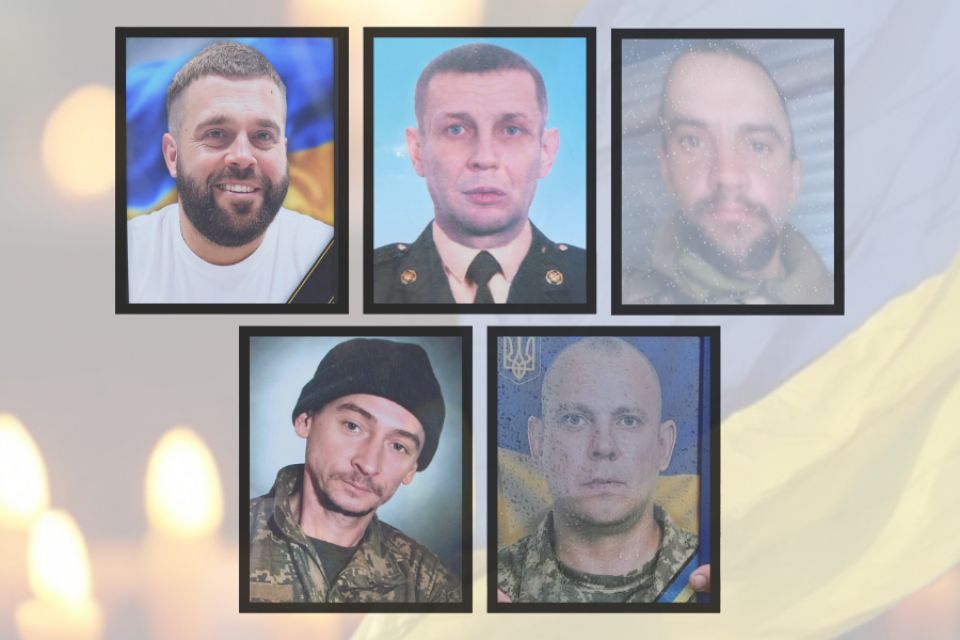 Із пʼятьма військовими попрощались на Хмельниччині. Хто ці Герої