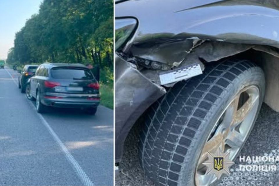 Затримали водія Audi, який спричинив ДТП з потерпілим біля Правдівки й втік