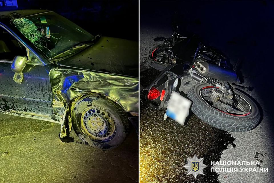 В двох ДТП на Хмельниччині травмувалися неповнолітні мотоциклісти