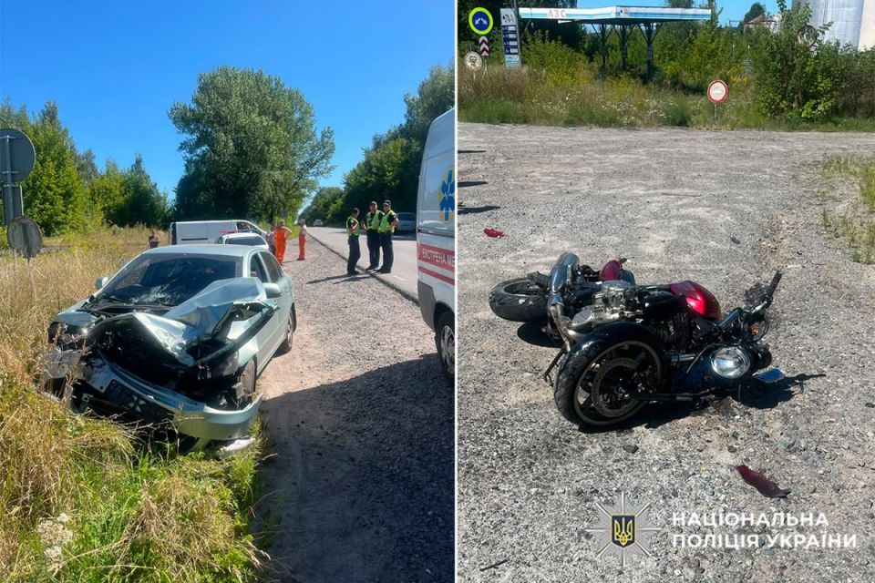 У ДТП неподалік Хмельницького загинув мотоцикліст