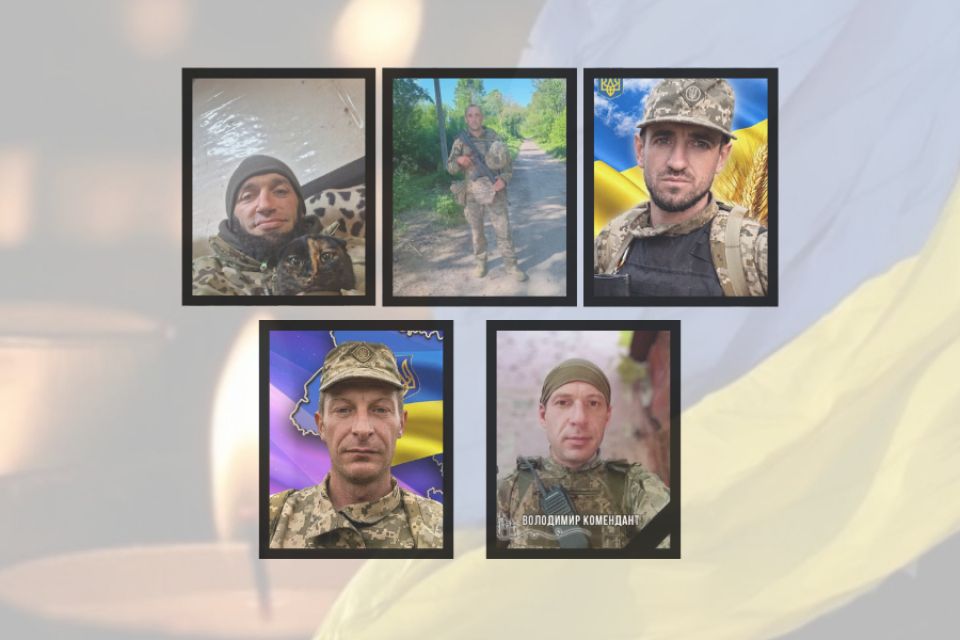 «На щиті»: загинули п’ятеро захисників з Хмельниччини