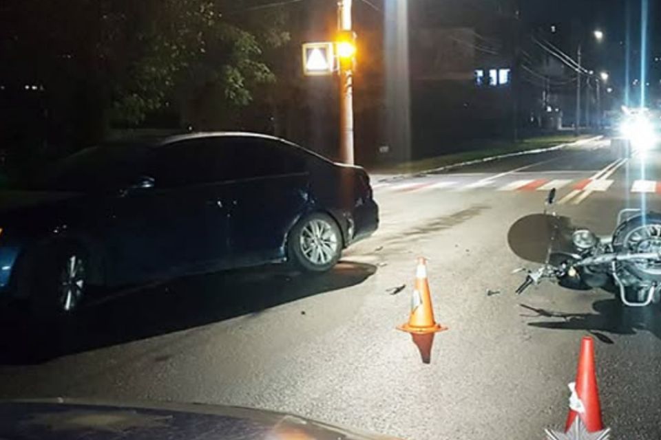 В ДТП на Бандери травмувався мотоцикліст (ВІДЕО)