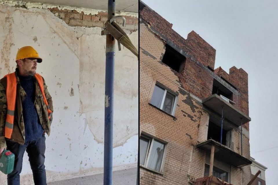 Відбудова після вибуху: на Тернопільській у Хмельницькому продовжуються ремонтні роботи