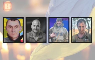 На щиті повертаються четверо воїнів з Хмельниччини. Імена