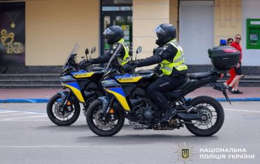 У Хмельницькому патрулюватимуть поліцейські на мотоциклах