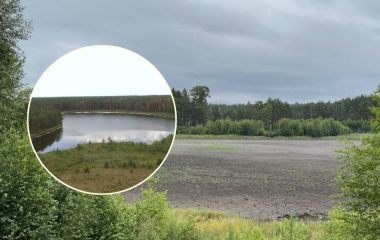На Хмельниччині повністю висохло Святе озеро, якому понад 10 тисяч років