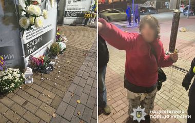 Жінка пошкодила Алею Слави на Проскурівській. Поліція відкрила провадження