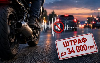 Гучні мотоцикли та авто перевищують «рівень шуму»: порушникам загрожує до 34 тисяч гривень