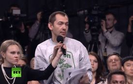 Український журналіст запитав Путіна про те, коли той припинить операцію на Донбасі (ВІДЕО + ВІДПОВІДЬ)