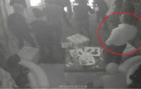 З’явилося відео нічної бійки у «Либідь Плазі»